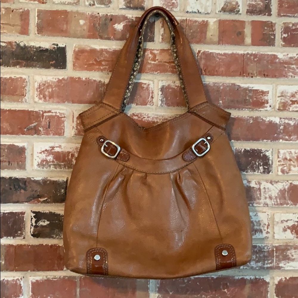 Tan Fossil Hobo Bag